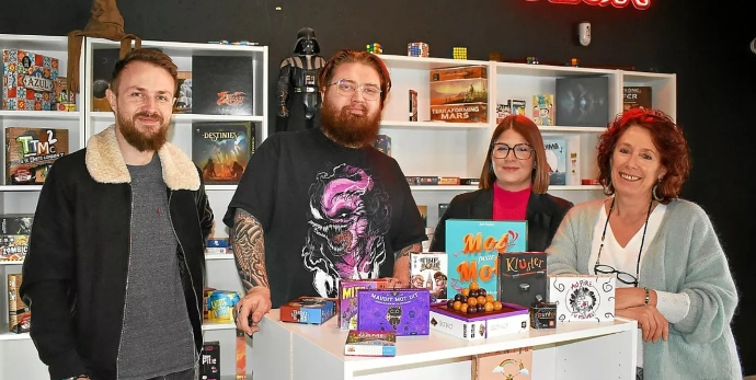 Équipe du bar à jeu big bang bar à Quimper