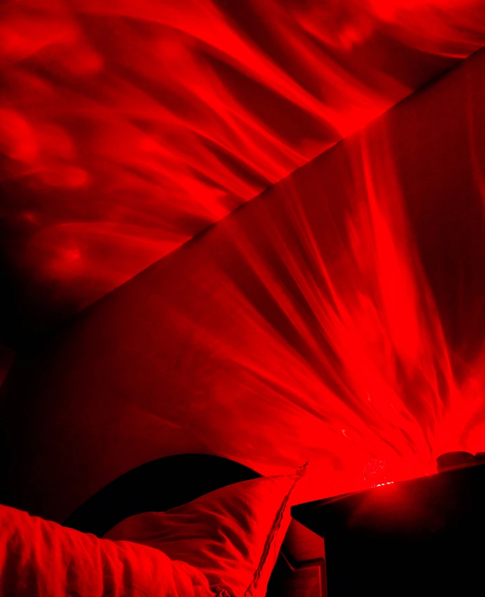 Lumière d'ambiance dans une chambre