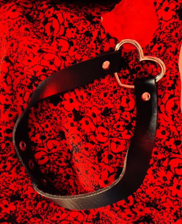 Un petit collier pour femme en forme de coeur
