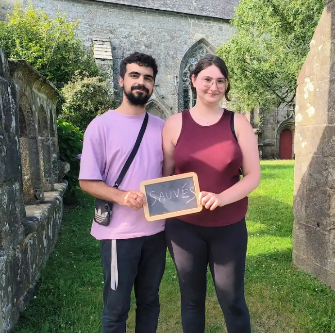Un couple réussit son escape game en amoureux