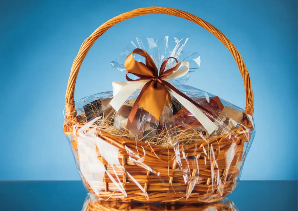 Option Panier gourmand pour 2 personnes (AVEC JUS DE POMME ARTISANAL)